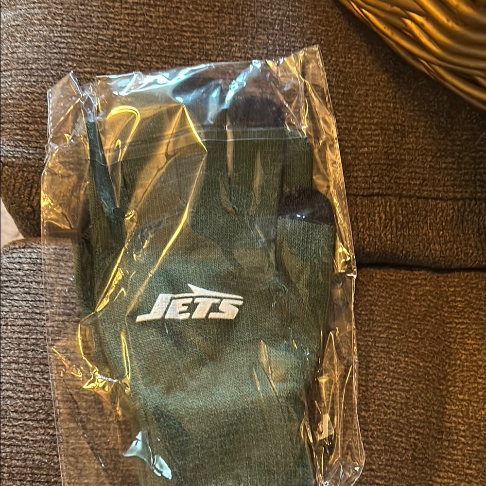 NFL Jets Green Gloves